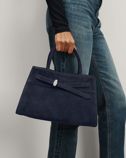 Veronica Beard | Veronica Beard Dash Bag in Navy Seude Navy