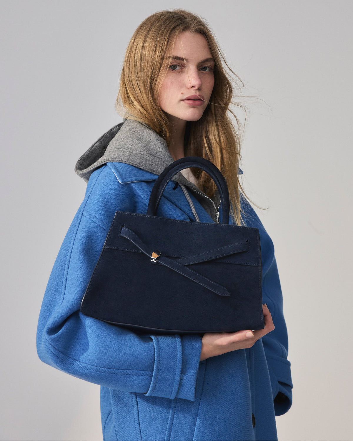 Veronica Beard | Veronica Beard Dash Bag in Navy Seude Navy