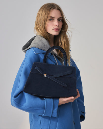 Veronica Beard | Veronica Beard Dash Bag in Navy Seude Navy