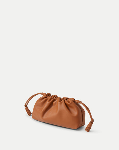 Veronica Beard | Small Veronica Beard Stash Bag in Tan Hazelwood Hazelwood