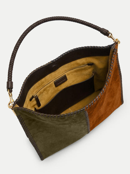 Veronica Beard | Vida Shoulder Bag in Cypress Multi Cypress Multi