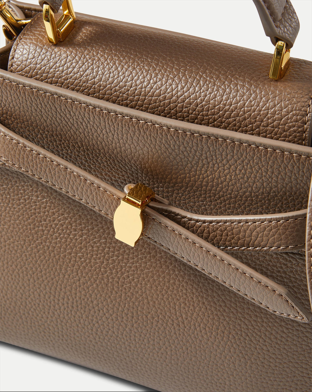 Veronica Beard | Veronica Beard Dash Top-Handle Bag in Light Brown Bark Bark