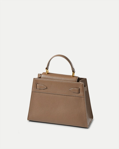 Veronica Beard | Veronica Beard Dash Top-Handle Bag in Light Brown Bark Bark