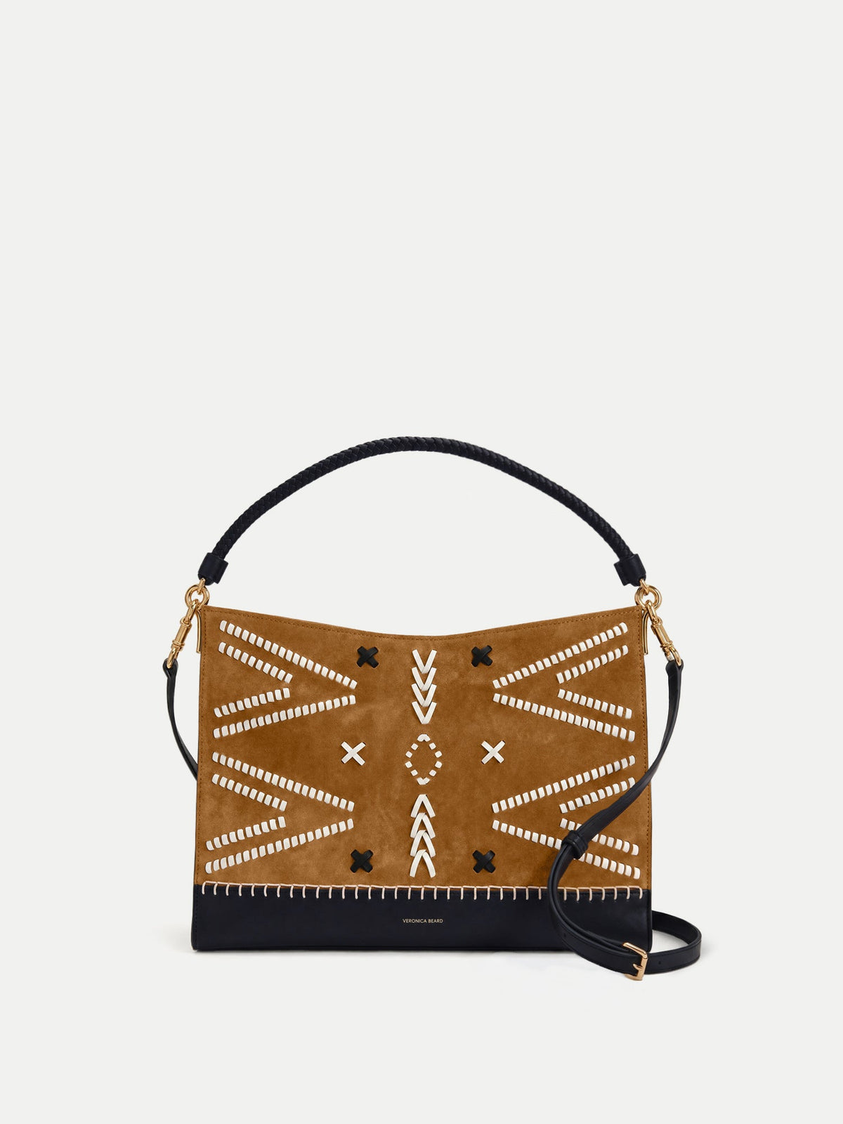 Veronica Beard | Vida Shoulder Bag in Acorn Multi Acorn Multi