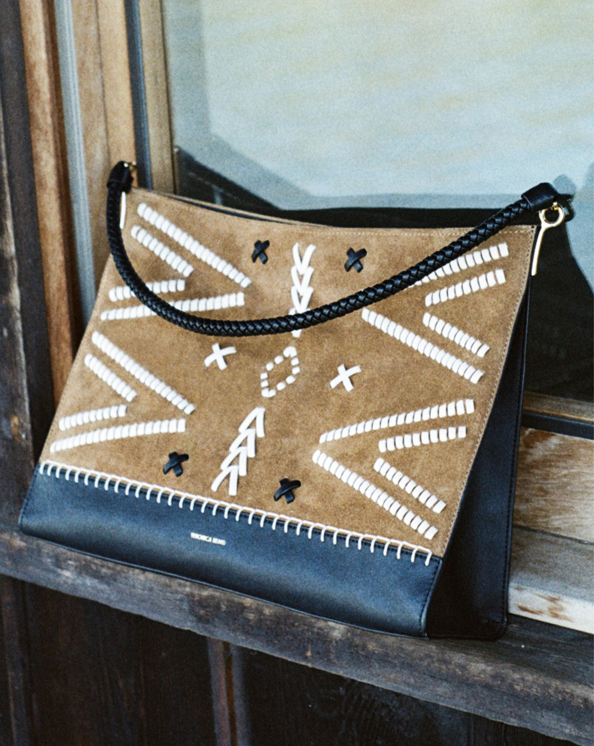 Veronica Beard | Vida Shoulder Bag in Acorn Multi Acorn Multi