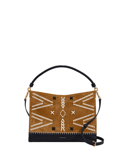 Veronica Beard | Vida Shoulder Bag in Acorn Multi Acorn Multi