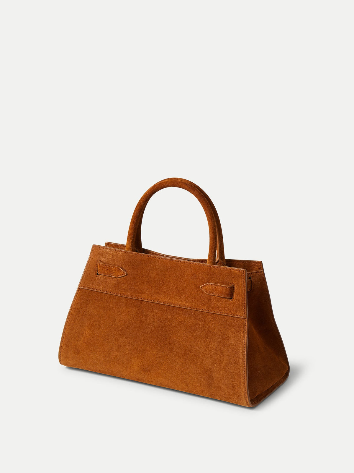 Veronica Beard | Veronica Beard Suede Dash Bag in Tobacco Brown Tobacco