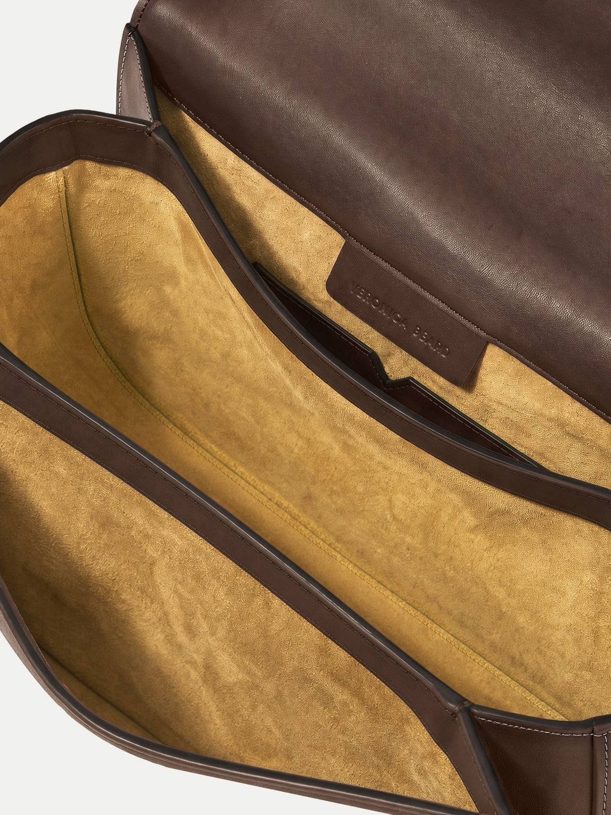 Veronica Beard | Dash Saddle Bag in Brown Leather Whiskey