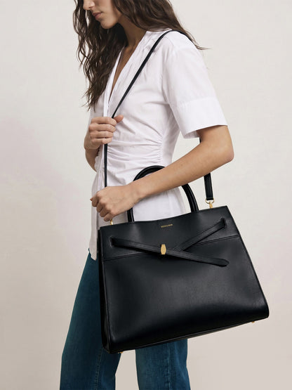 Veronica Beard | Large Dash Bag in Black Black