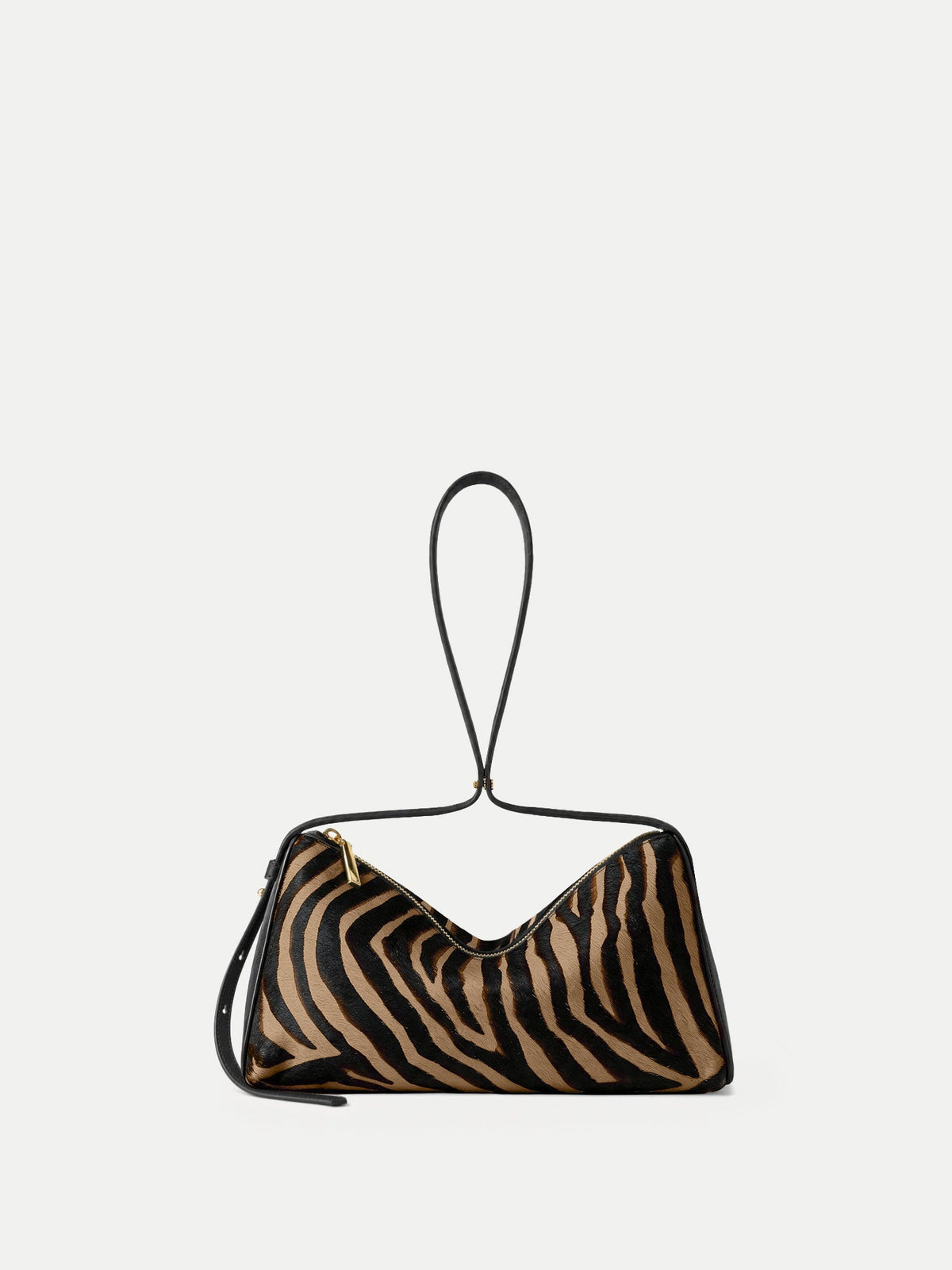 Veronica Beard | Zebra Calf Hair Prism Bag Tan Multi