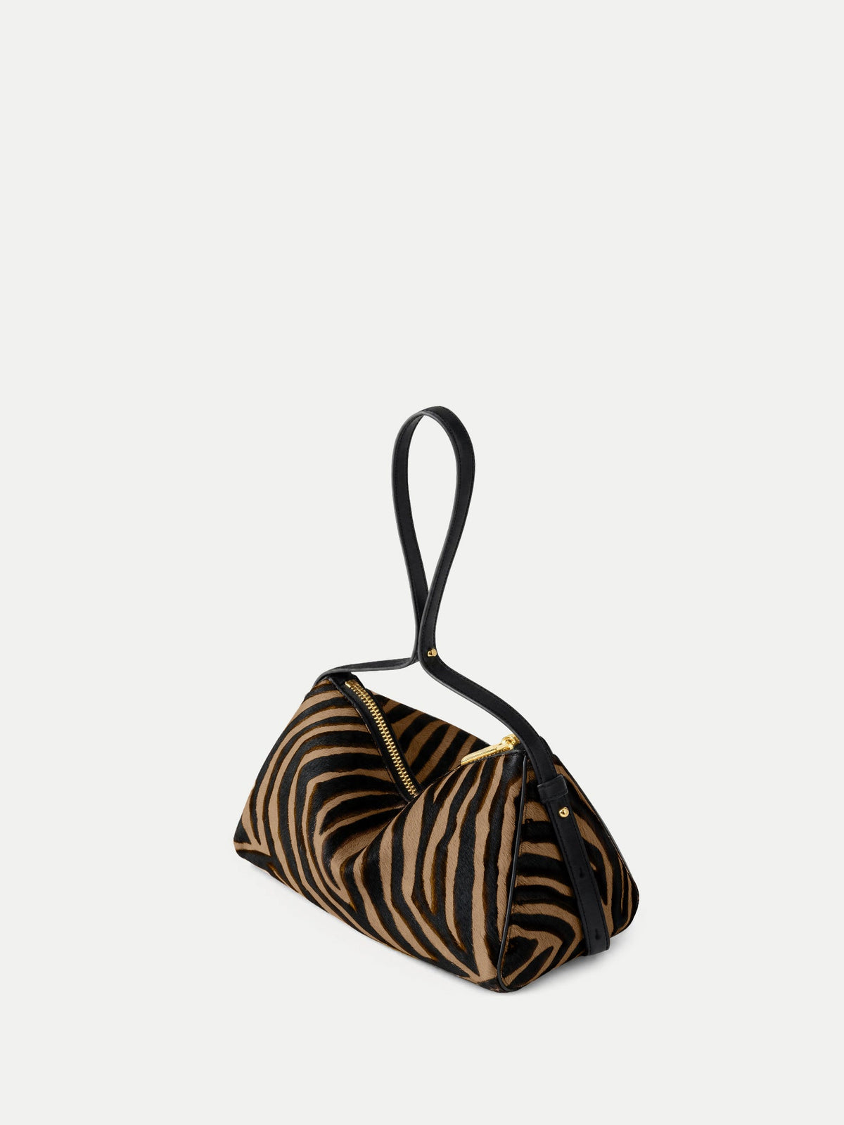 Veronica Beard | Zebra Calf Hair Prism Bag Tan Multi