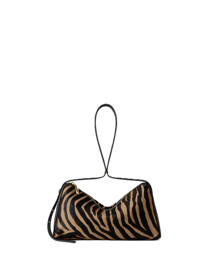 Veronica Beard | Zebra Calf Hair Prism Bag Tan Multi