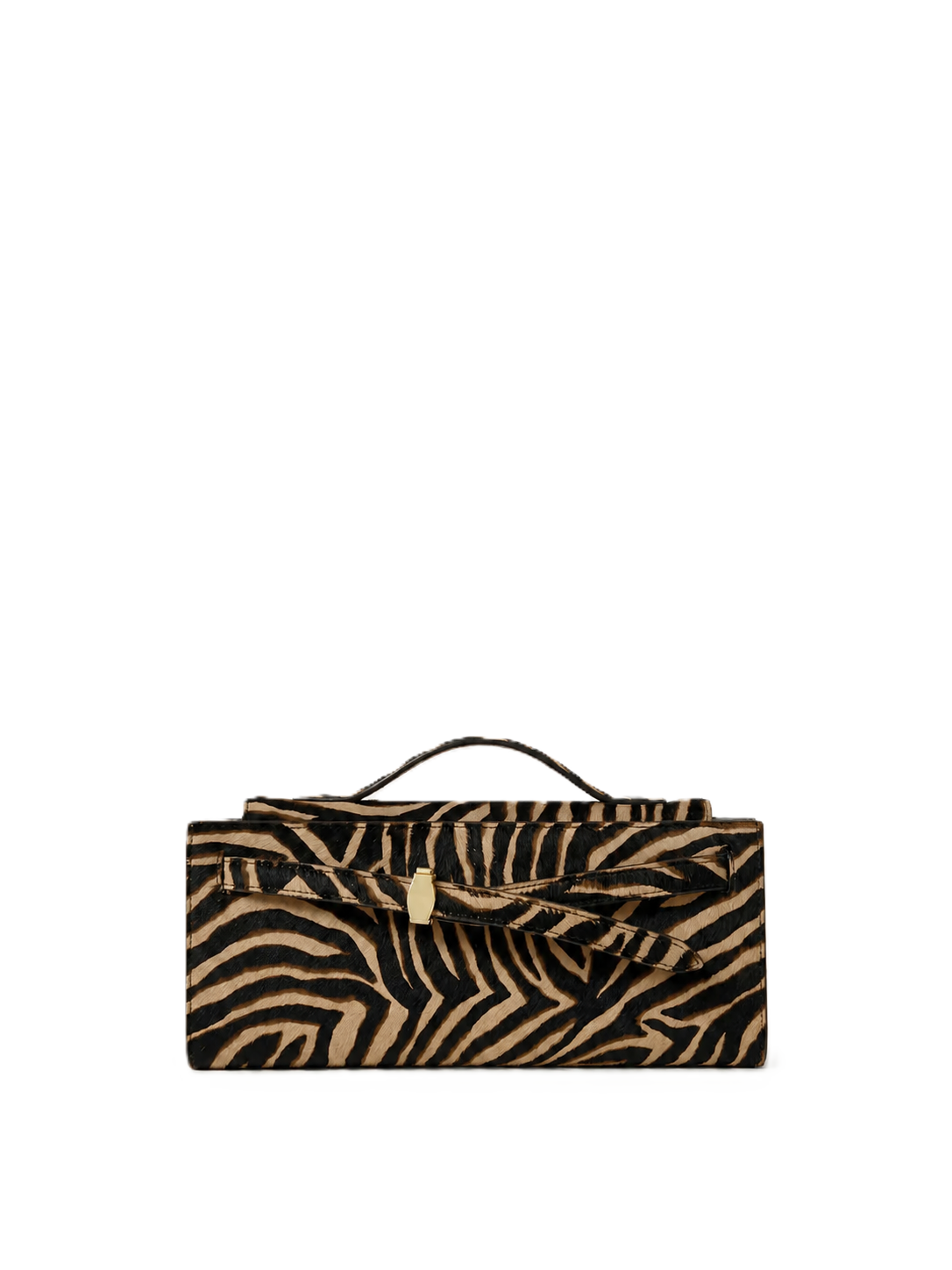 Veronica Beard | Calf Hair Veronica Beard Dash Clutch in Zebra Tan Multi