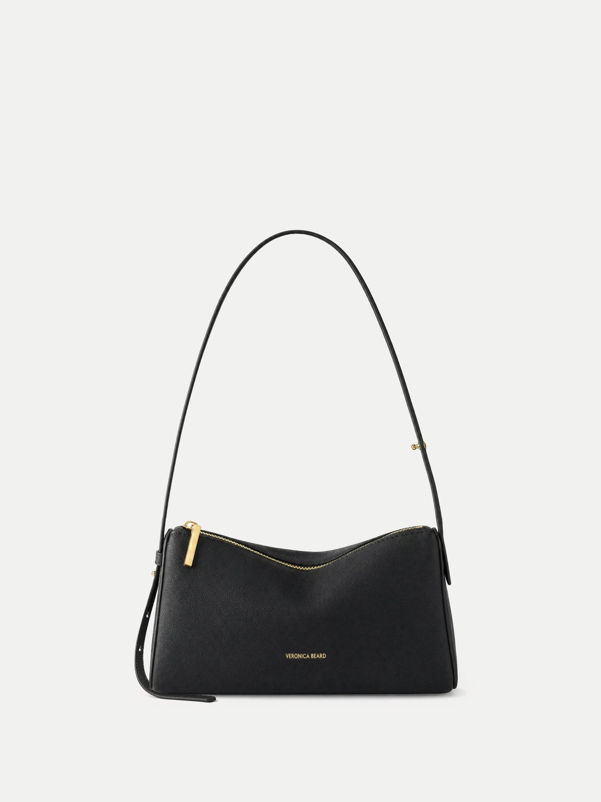 Veronica Beard | Prism Mini Shoulder Bag in Black Leather Black