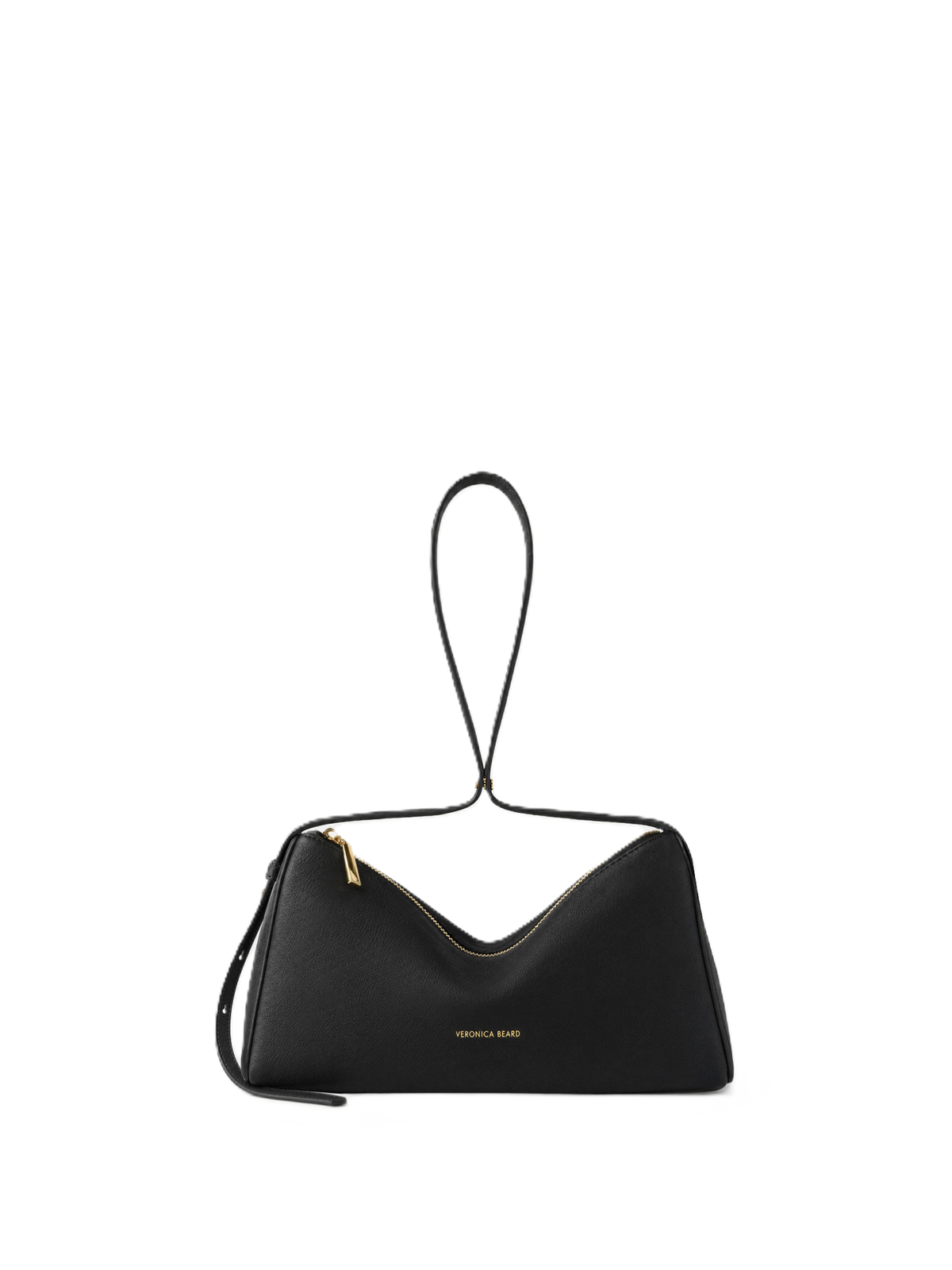 Veronica Beard | Prism Mini Shoulder Bag in Black Leather Black