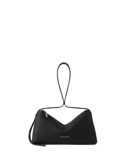 Veronica Beard | Prism Mini Shoulder Bag in Black Leather Black