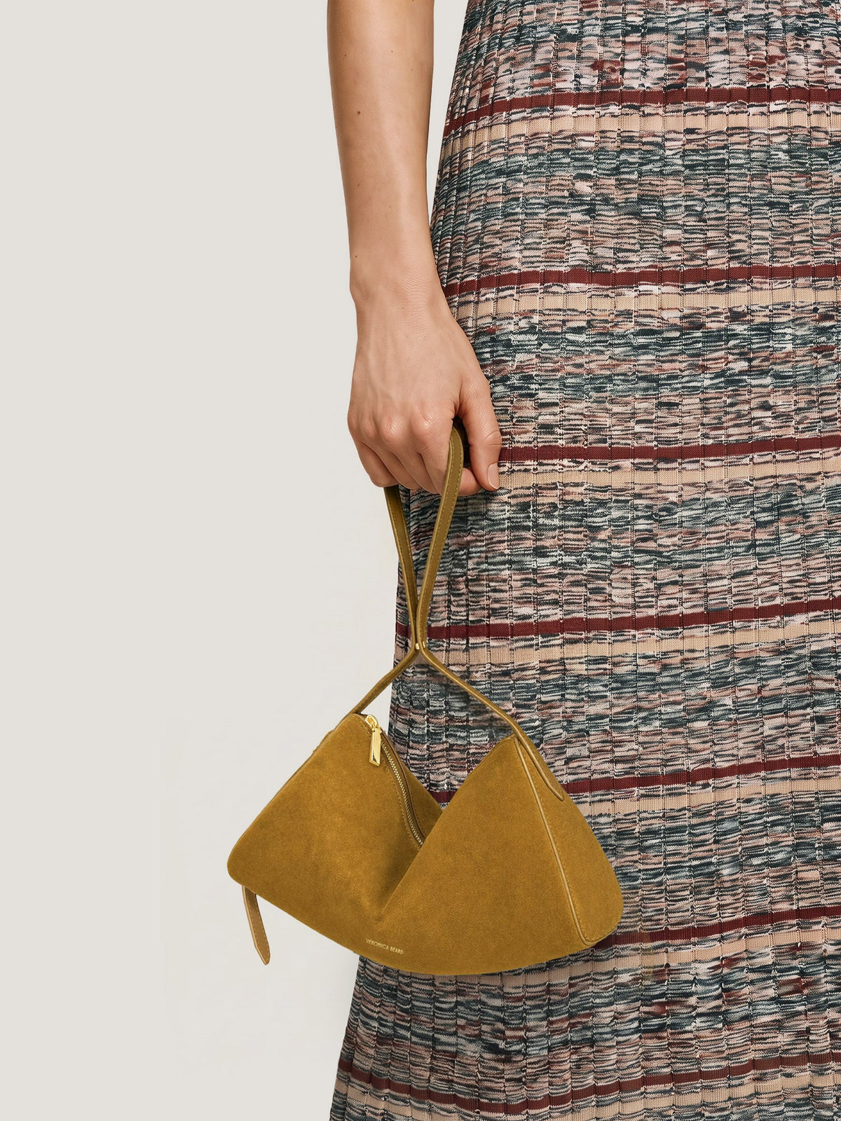 Veronica Beard | Prism Mini Shoulder Bag in Tan Acorn