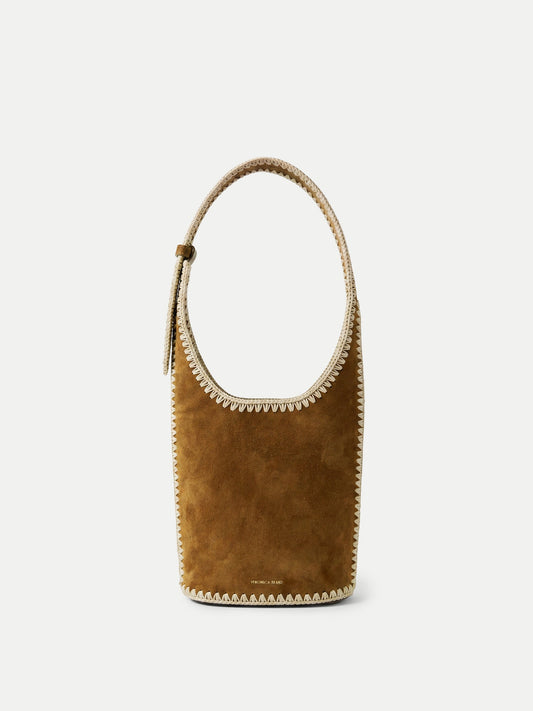 Veronica Beard | Whipstitch Loop Bag in Acorn Multi Acorn Multi