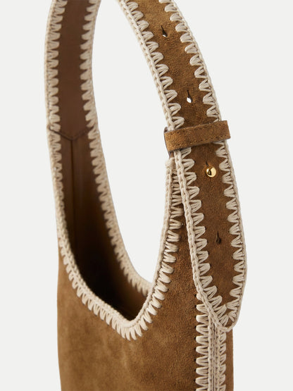 Veronica Beard | Whipstitch Loop Bag in Acorn Multi Acorn Multi