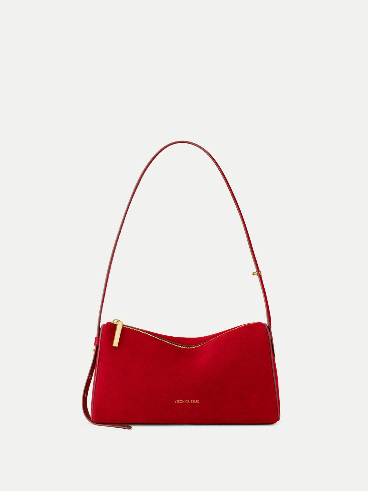 Veronica Beard | Prism Mini Bag in Red Suede Crimson
