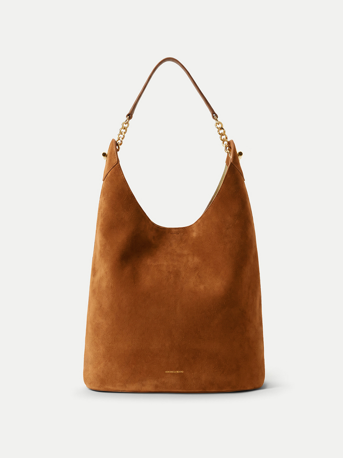 Veronica Beard | Jour Slouchy Shoulder Bag in Brown Tobacco