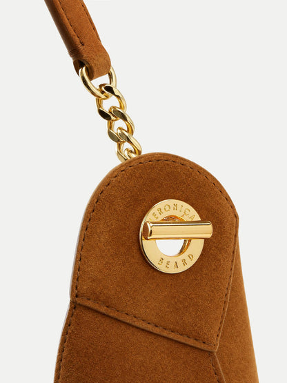 Veronica Beard | Jour Slouchy Shoulder Bag in Brown Tobacco