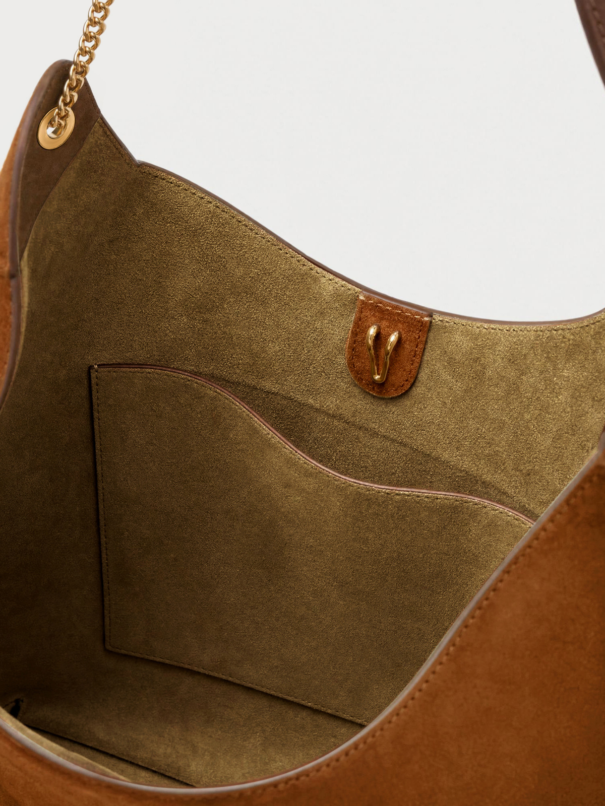 Veronica Beard | Jour Slouchy Shoulder Bag in Brown Tobacco