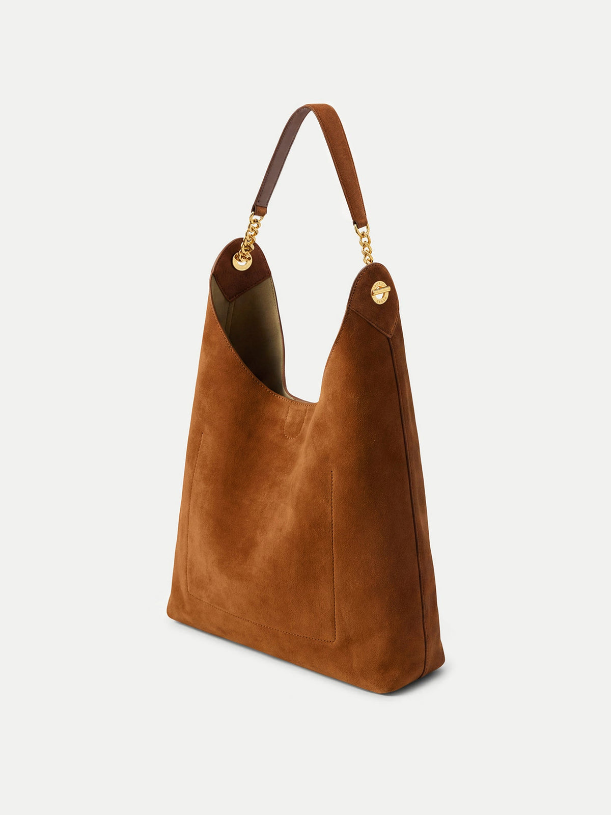 Veronica Beard | Jour Slouchy Shoulder Bag in Brown Tobacco