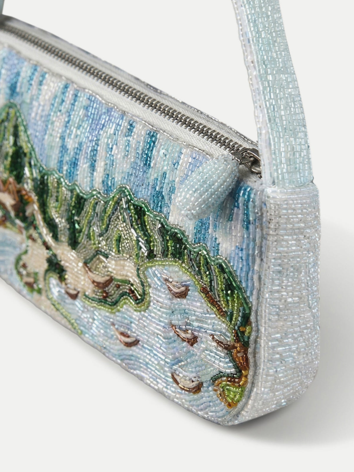 Veronica Beard | Pauline Beaded Shoulder Bag in Multi Multi