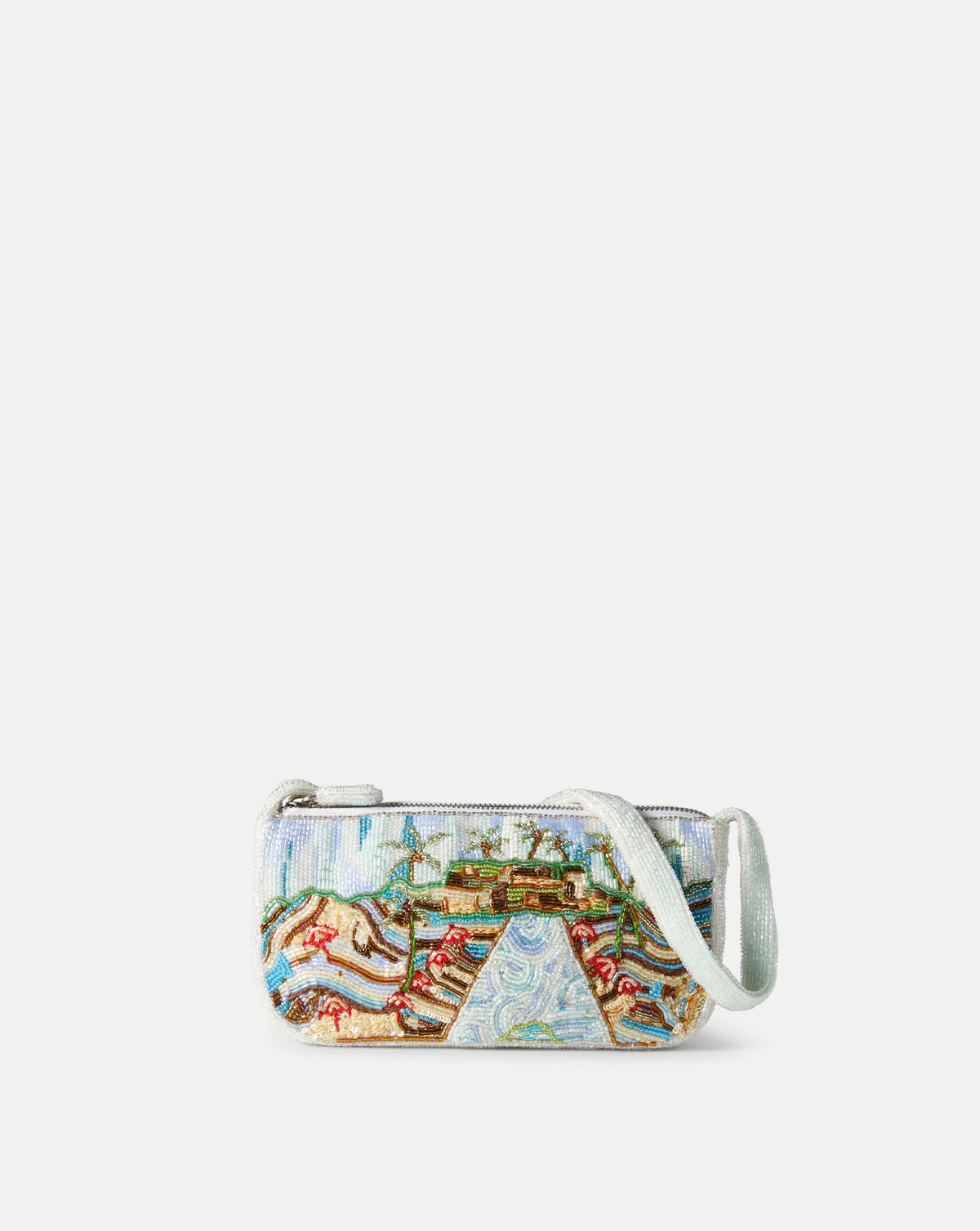Veronica Beard | Pauline Beaded Shoulder Bag in Multi Multi