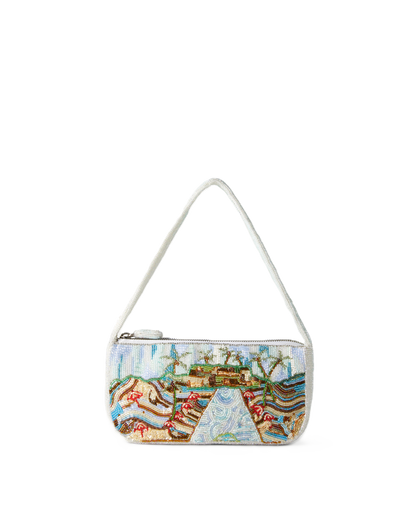 Veronica Beard | Pauline Beaded Shoulder Bag in Multi Multi