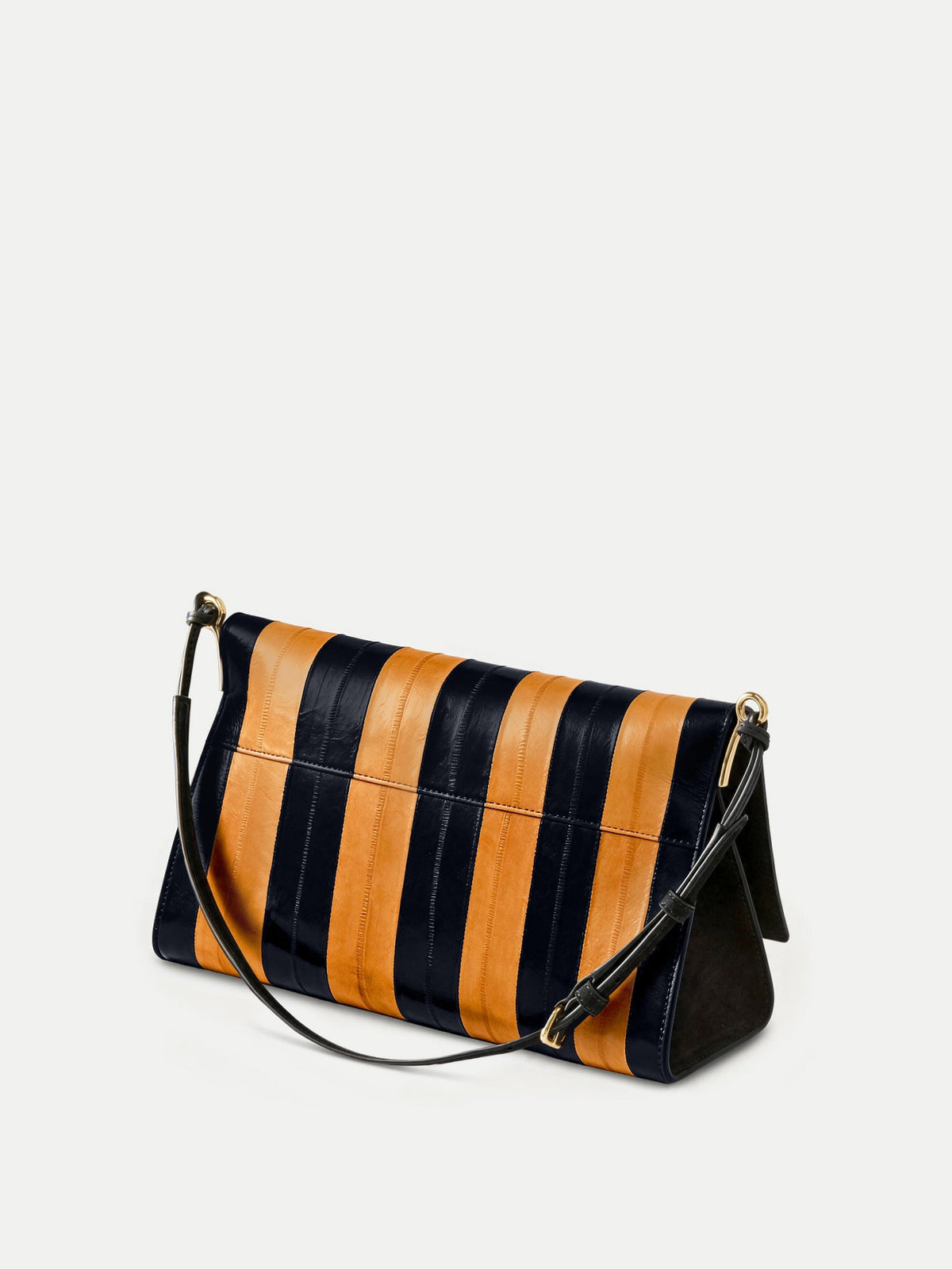 Veronica Beard | Edit Bag in Tan & Black Stripes Acorn Multi Acorn Multi