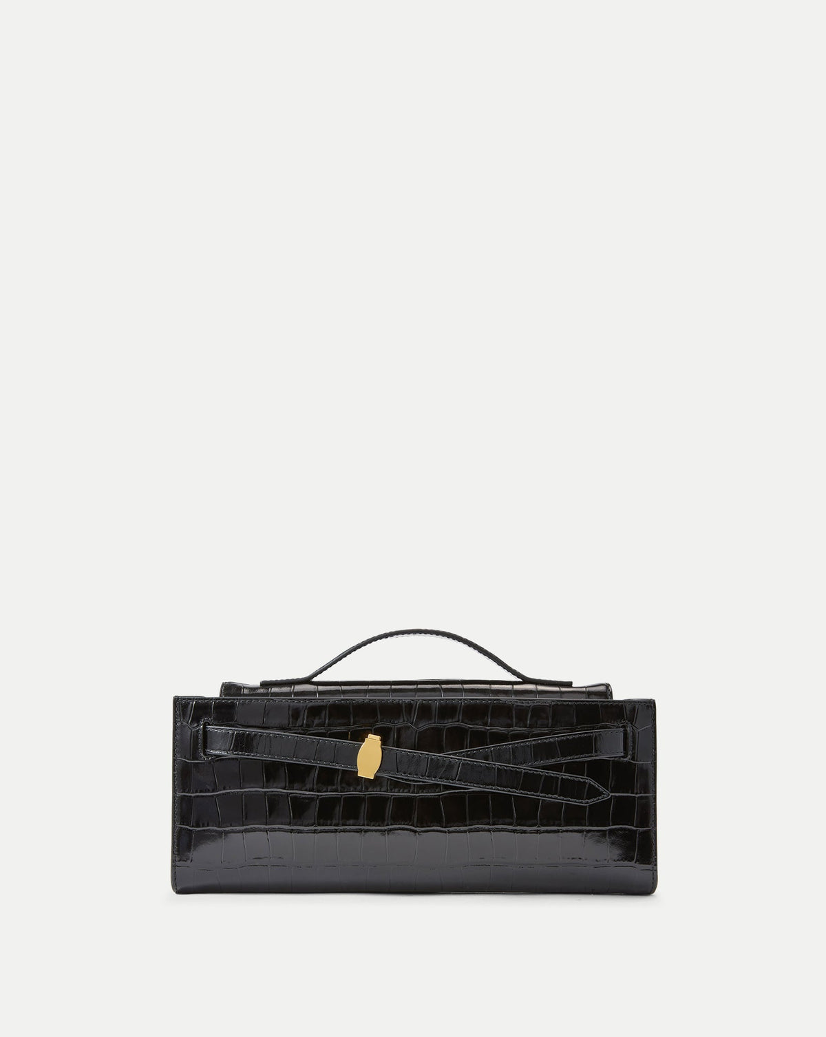 Veronica Beard | Veronica Beard Dash Clutch in Black Black Croc
