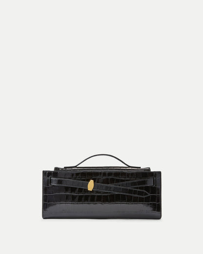 Veronica Beard | Veronica Beard Dash Clutch in Black Black Croc