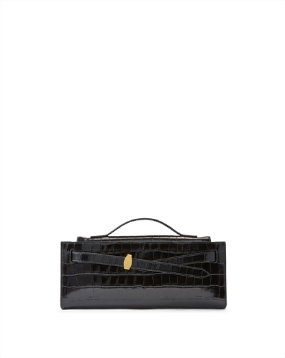 Veronica Beard | Veronica Beard Dash Clutch in Black Black Croc