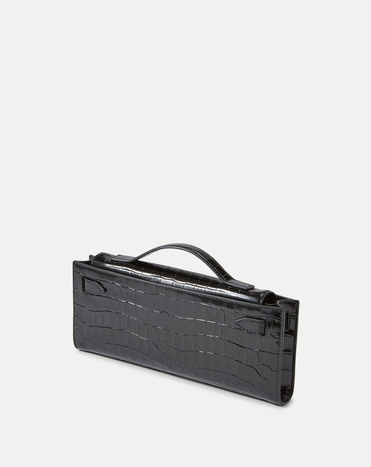Veronica Beard | Veronica Beard Dash Clutch in Black Black Croc