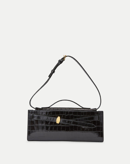 Veronica Beard | Veronica Beard Dash Clutch in Black Black Croc