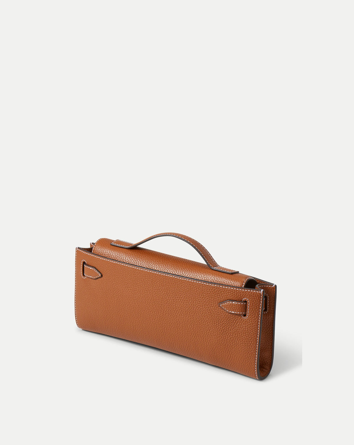 Veronica Beard | Veronica Beard Dash Clutch in Tan Leather Hazelwood Hazelwood