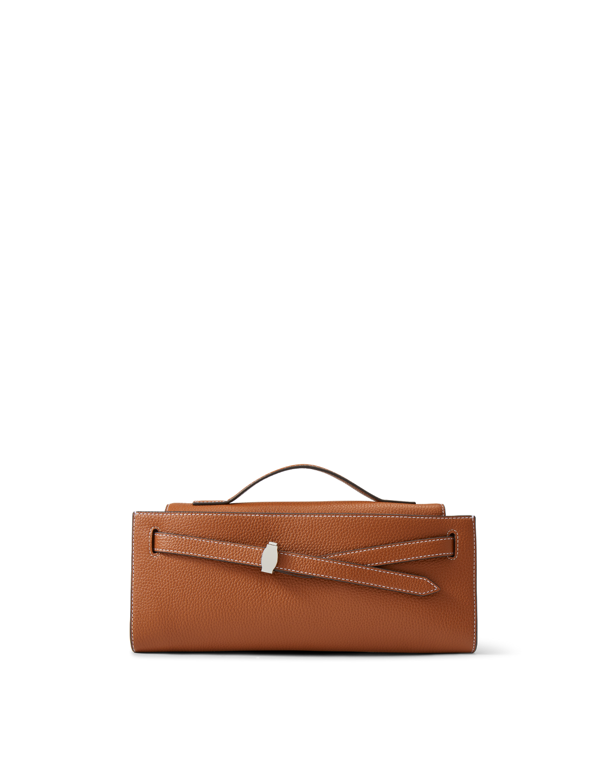 Veronica Beard | Veronica Beard Dash Clutch in Tan Leather Hazelwood Hazelwood