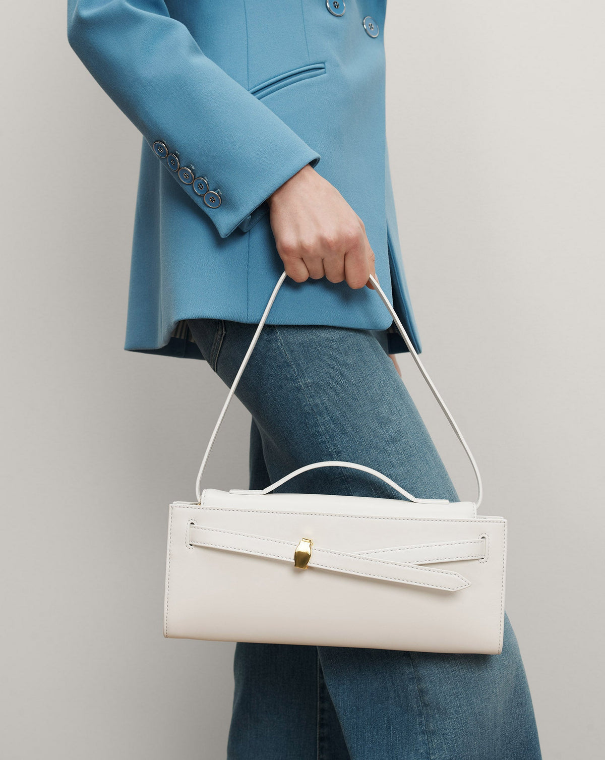 Veronica Beard | Veronica Beard Dash Clutch in Off-White Off-White