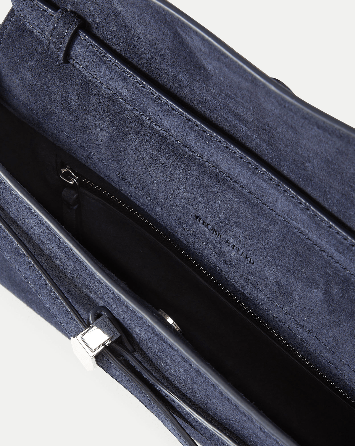 Veronica Beard | Veronica Beard Dash Clutch in Navy Seude Navy