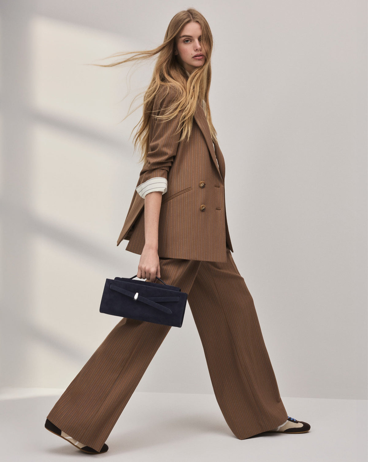 Veronica Beard | Veronica Beard Dash Clutch in Navy Seude Navy