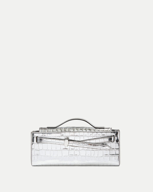 Veronica Beard | Veronica Beard Dash Clutch in Silver Silver