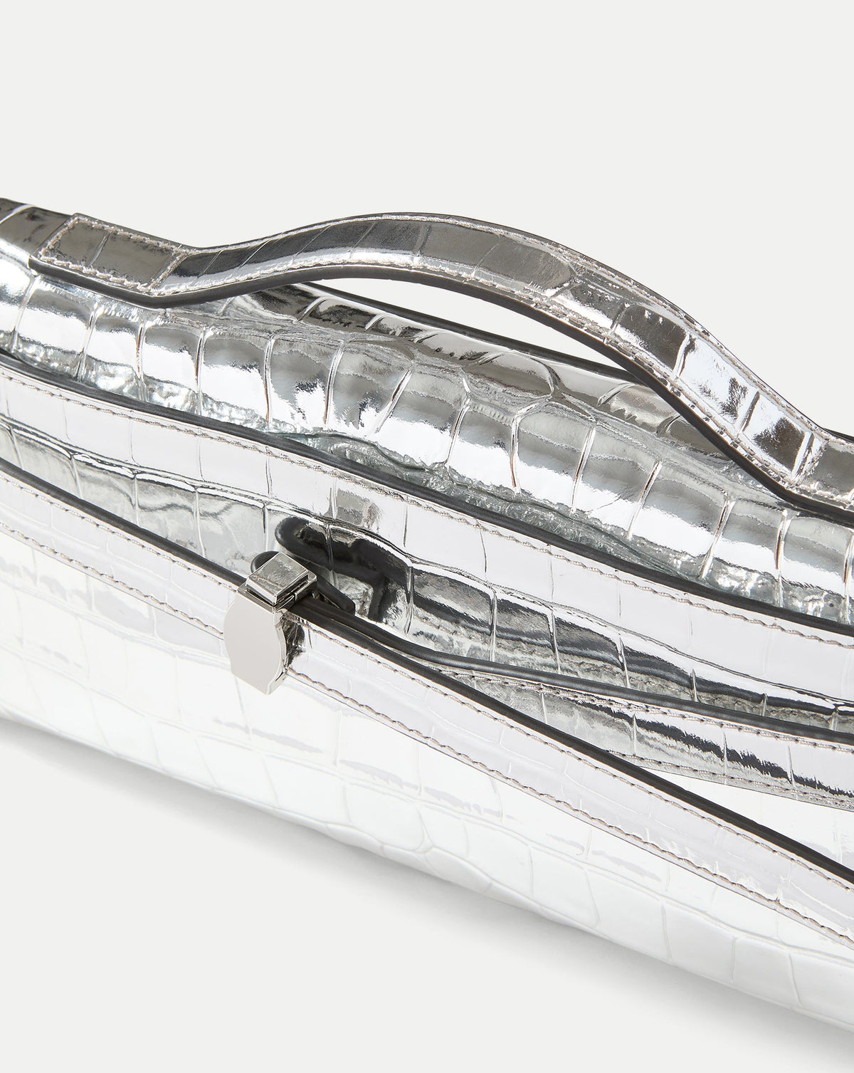 Veronica Beard | Veronica Beard Dash Clutch in Silver Silver
