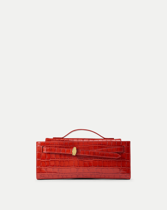 Veronica Beard | Veronica Beard Dash Clutch in Carnelian Red Carnelian Red