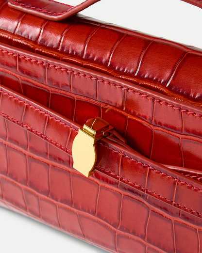 Veronica Beard | Veronica Beard Dash Clutch in Carnelian Red Carnelian Red