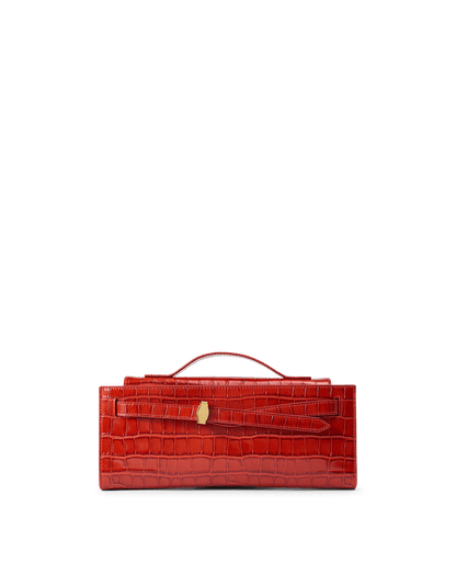 Veronica Beard | Veronica Beard Dash Clutch in Carnelian Red Carnelian Red