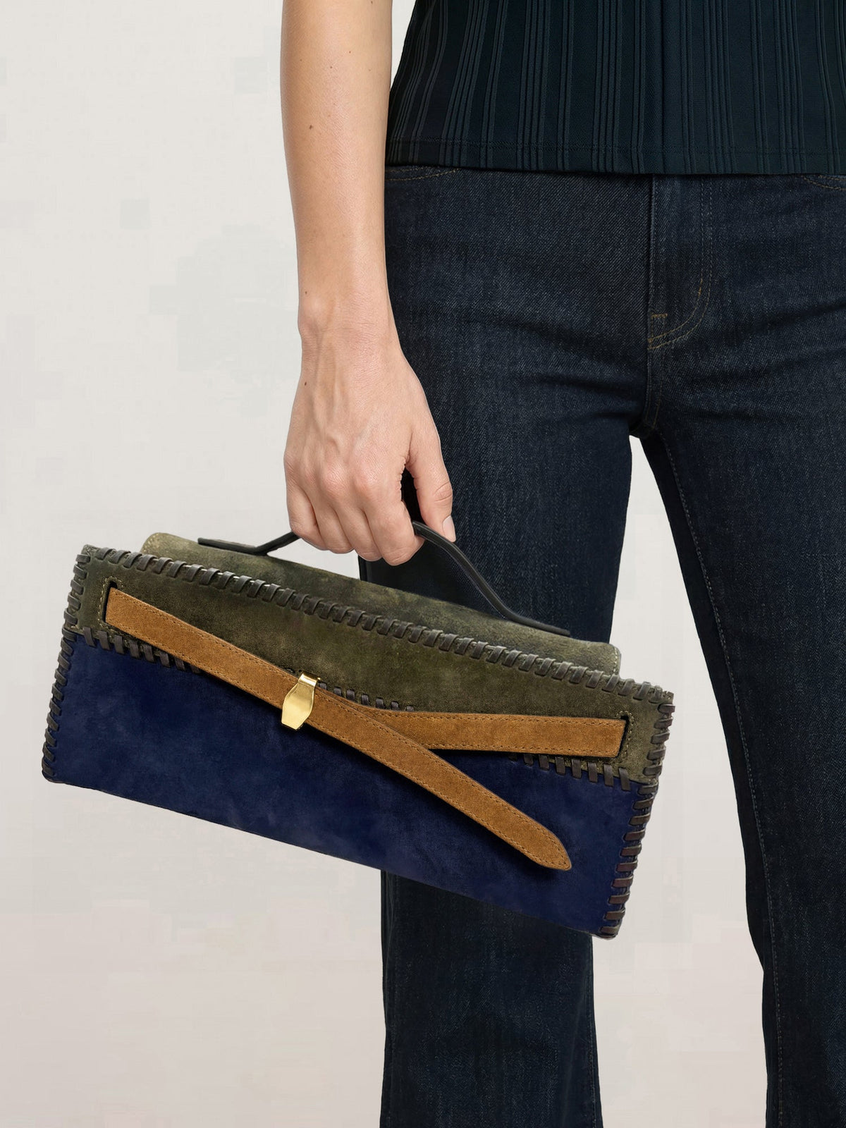 Veronica Beard | Veronica Beard Dash Clutch in Cypress Multi Cypress Multi
