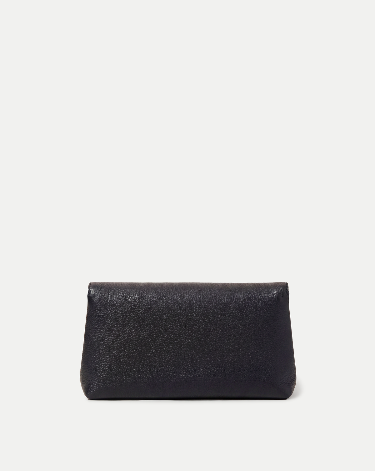 Veronica Beard | Anchor Clutch in Black Pebbled Leather Black