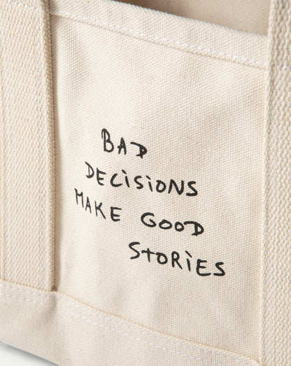 Veronica Beard | Canvas Printed Tote Bag in Natural Natural